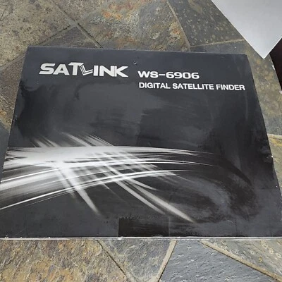 Satlink WS-6906 Satellite Finder Tested Working With Manual And Cords - Image 1 of 4
