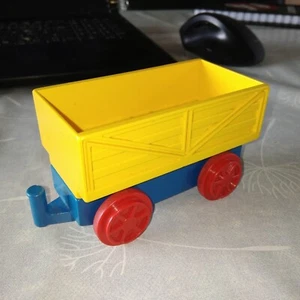 Lego Duplo - vintage train- WAGON tombereau jaune - Bild 1 von 2