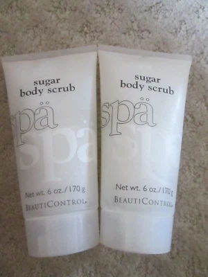 2 Tubes Beauticontrol Spa Sugar Body Scrub 6 Oz New - Image 1 of 2