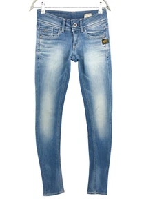 G-STAR Women's Lynn Skinny Stretch Slim Blue Jeans Size W24 L32 - Picture 1 of 10