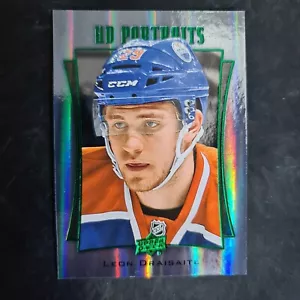 2016-17 Upper Deck UD Portraits Rainbow Green Foil #P36 Leon Draisaitl - Bild 1 von 2