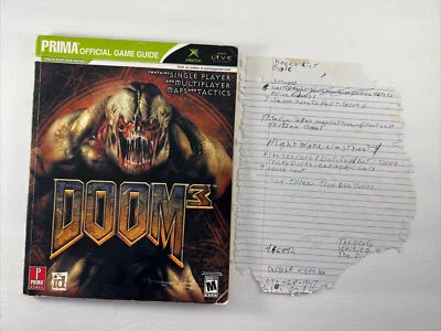 Doom 3 Prima Official Strategy Game Guide 2004 id Xbox Foto 1 de 4