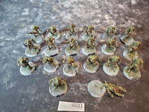 Warhammer Age Sigmar AOS Maggotkin Nurgle Plagebearers dipinto x20 - Foto 1 di 4
