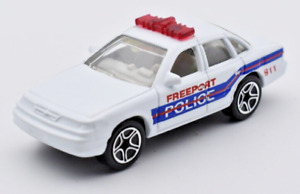 Matchbox Superfast Ford Crown Victoria Freeport Police blanc. Promotionnel