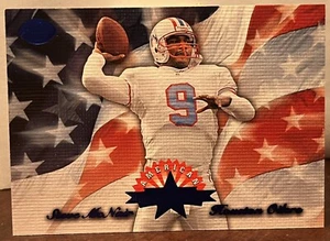 1996 Leaf American All-Stars #19 Steve McNair 1916/5000 Mint Card Houston Oilers - Picture 1 of 2