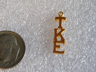 Nice Gold Tau Kappa Epsilon Sweetheart Fraternity Lavaliere - Image 1 of 2
