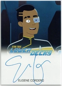 Star Trek: Lower Decks - Eugene Cordero como alférez Sam Rutherford - Tarjeta automática B - Imagen 1 de 2