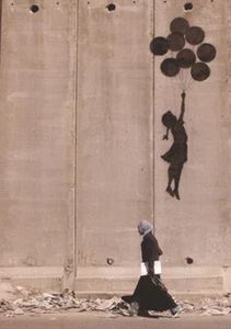 Banksy - Balloons In Gaza Poster - Picture 1 of 1