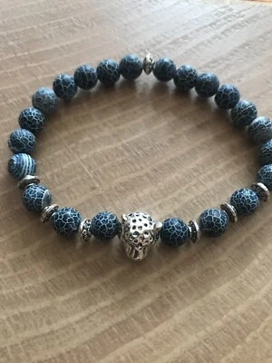 Wunderschönes Herren Armband/ Edelsteine/Achate, tolles Weihnachts Geschenk  - Bild 1 von 2