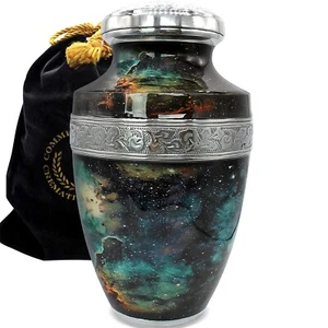 Urna de cremación de galaxias supernova, urnas de cremación para adultos, urnas para cenizas humanas - Imagen 1 de 10