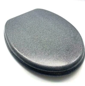 Glitter Diamante Silver Sparkle Universal Toliet Sitz + Beschläge - Bild 1 von 1