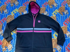 T-MOBILE Hooded Reflective Stripes Logo Employee Zipped Hoodie Jacket Mens XL - Picture 1 of 9