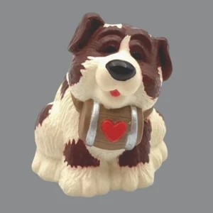 Hallmark MERRY MINIATURE Valentine St Bernard Dog Heart Barrel QSM8017 1994 1995 - Bild 1 von 9
