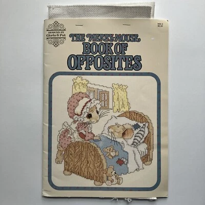 The Merry Mouse Book of Opposites Designs by Gloria & Pat Counted Cross Stitch - Image 1 of 4