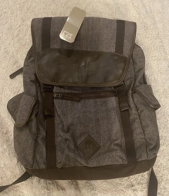 Atlanta Falcons Cutter & Buck Backpack NWT — NFL Laptop Bag, Leather Accents  - Image 1 of 4