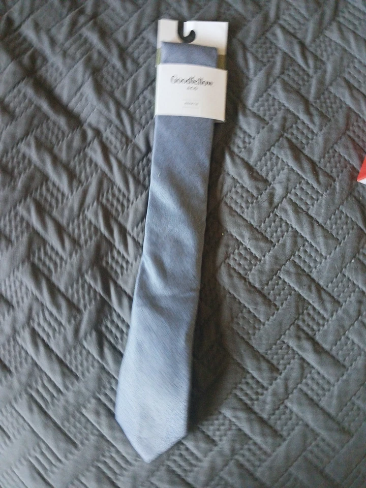 Men's Chambray Necktie - Goodfellow & Co Navy One Size