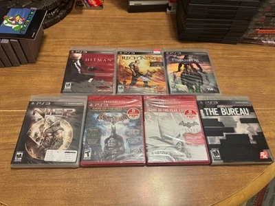 Sony Playstation 3 PS3 lot 7 OEM sealed NEW video games Batman, Hitman, Nier, ++ - Image 1 of 4