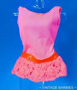 Vintage PJ Barbie Doll #1118 Original Swimsuit Pink Near Mint ~ 1970's - Picture 1 of 6