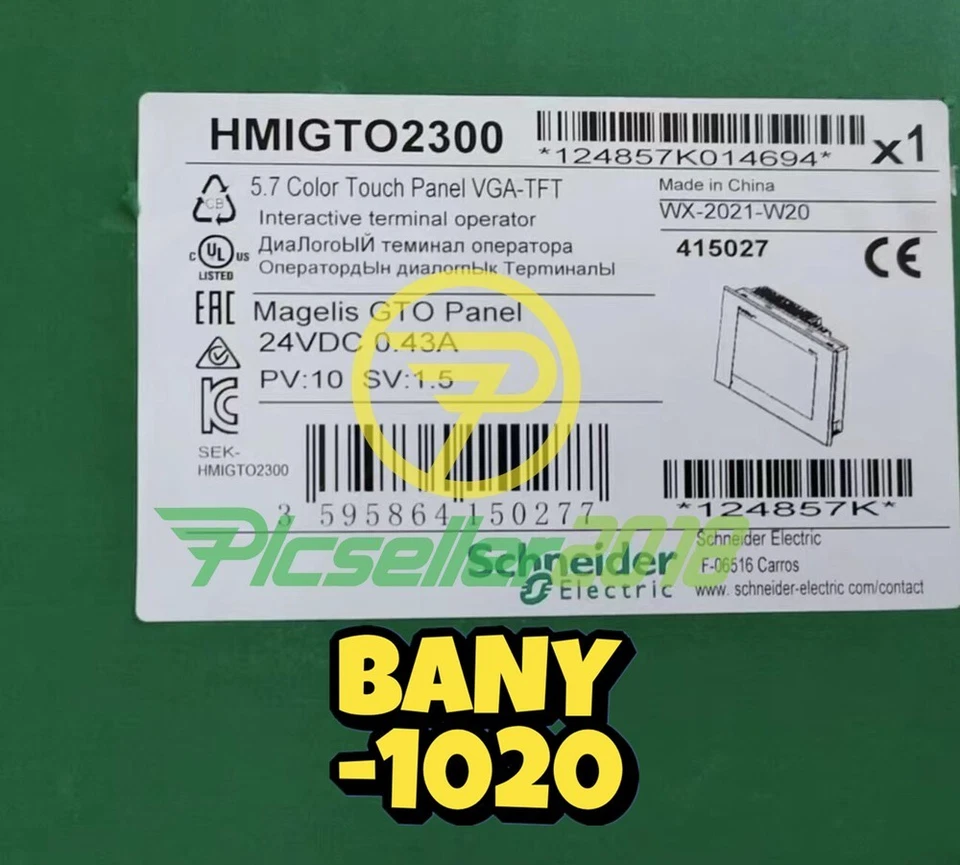 Brand New in box HMIGTO2300 SCHNEIDER ELECTRIC HMI factory sealed free ship - Image 1 of 1