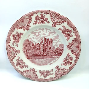 Plato de cena rosa Johnson Brothers Old Britain Castles 10" Castillo de Blarney  - Imagen 1 de 8