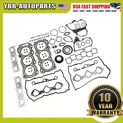Juego de juntas de culata para Nissan 370Z Infiniti EX37 G37 M37 Q40 Q50 Q60 2014-19 3,7 L Foto 1 de 4