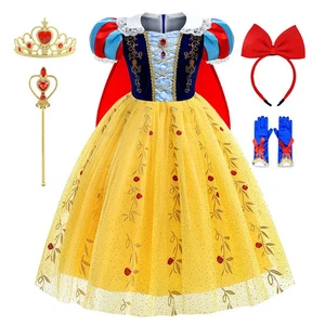 Kleinkind Prinzessin Kleid Schneewittchen Mädchen Cosplay Kostüm Party - Bild 1 von 14