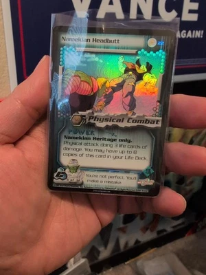 DBZ Dragon Ball Z FOIL Namekian Headbutt 22 CCG Unlimited Cell Saga  - Image 1 of 2