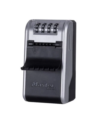 Master Lock Large Key Lockbox Combination Dials Wall Mounted Outdoor Security - Image 1 of 4