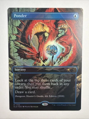 Ponder (1783) (Rainbow Foil) Secret Lair Drop Foil - Image 1 of 4