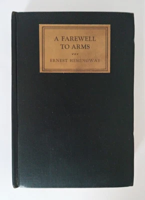 Ernest Hemingway A Farewell to Arms 1st Ed 1st Printing Scribner 1929 Hardcover - Image 1 of 4