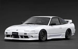 1993 Nissan 180SX TYPE X (RPS13) 1/18 scale White by Ignition Model JDM #IG3760 - Picture 1 of 3