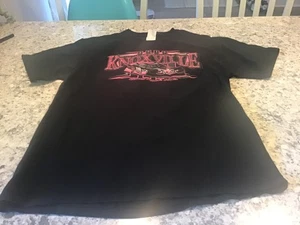 Port & Company 2019 Knoxville Iowa Racing Double Graphic Size Medium T Shirt - Picture 1 of 6