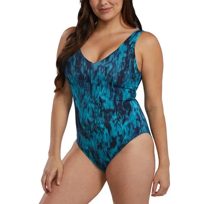Maiô feminino TYR peça única verde-azulado, P - Imagem 1 de 3