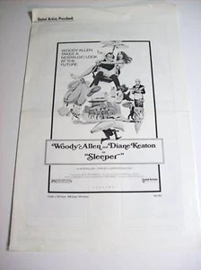 LIBRO DE PRENSA PARA DORMIR WOODY ALLEN DIANE KEATON (1973) SIN CORTAR - Imagen 1 de 3