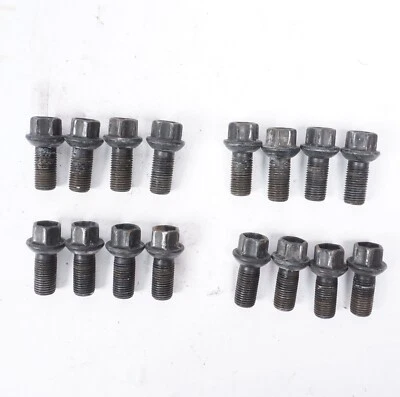 Комплект болтов зажимной гайки колеса 14-20 Mercedes S550 W222 16 шт от оригинального производителя - Изображение 1 из 4