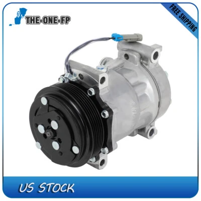 Compresor de aire acondicionado para Chevrolet K1500 K2500 GMC C1500 C2500 C3500 1996-1999 Foto 1 de 4