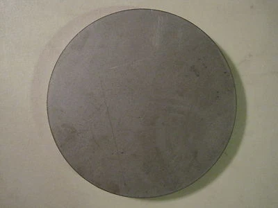 SYNERGY STEEL DESIGNS 1/2" Steel Plate, Disc Shaped, 3.50'' Diameter, .500 A36 Steel, Round, Circle