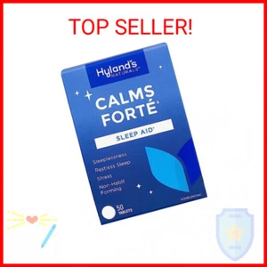 Hyland's Calms Forte' Sleep Aid Tablets, Natural Relief of Nervous Tension and O - Picture 1 of 2