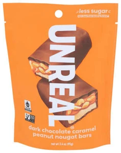 Unreal Dark Chocolate Caramel Peanut Nougat 3.4 Oz (Pack Of 1) - Picture 1 of 3