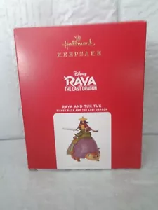 2021 - Hallmark Keepsake - Raya and Tuk Tuk - The Last Dragon Ornament - Disney - Picture 1 of 1