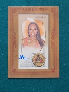 2023 Topps Allen & Ginter ARI CHAMBERS Mini Framed Autograph Auto Bball Reporter