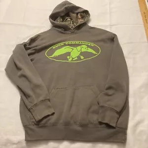 Duck Commander Hooded Sweatshirt, Size S, Camo Hood - Picture 1 of 9
