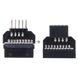 1 Paar Reversible USB 2.0 9Pin auf Motherboard USB 3.0 20 Pin Buchse Adapter BST - Bild 1 von 4