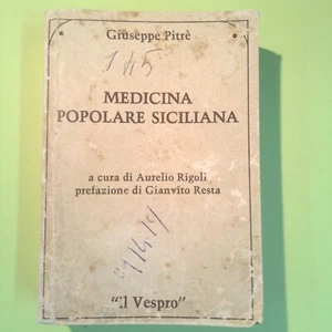 MEDICINA POPOLARE SICILIANA PITRÈ IL VESPRO 1978 - Imagen 1 de 1