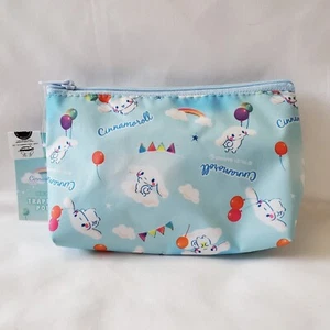 Bolsa con cremallera azul claro Cinnamoroll y globos 7x4,5 pulgadas Sanrio - Imagen 1 de 4