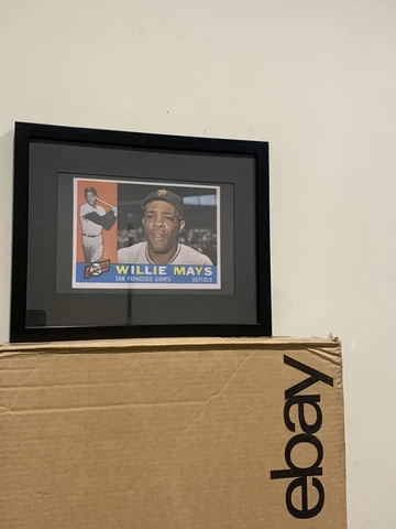 1960 Topps STYLE WILLIE MAYS (custom Mini Poster) Frame Not Included (READ) Cover