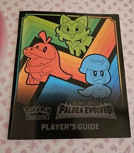 Paldea Evolved ETB Player's Guide Book - Pokemon TCG Booklet KOSTENLOSER VERSAND - Bild 1 von 1