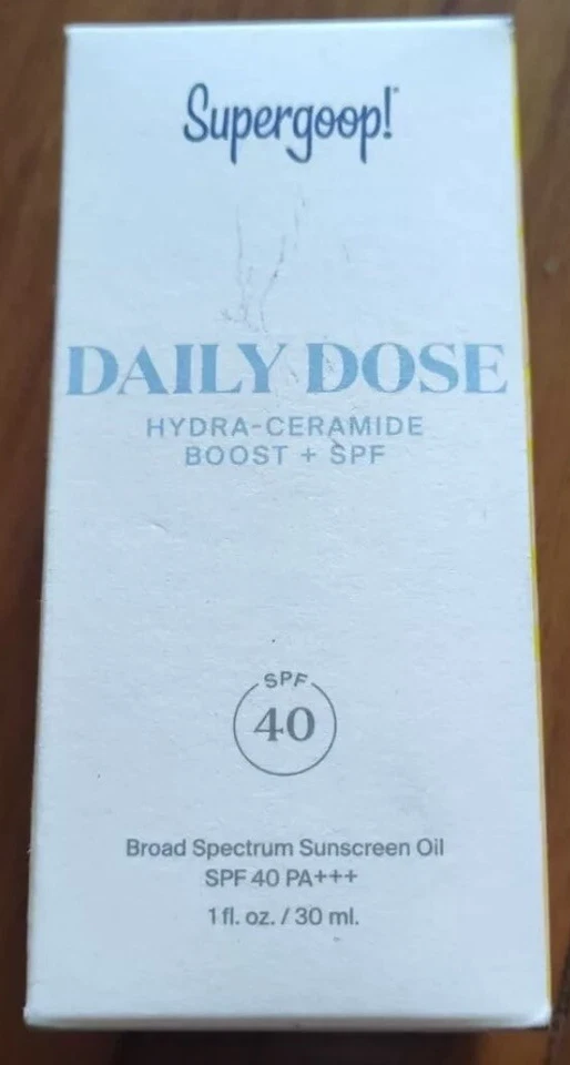 Supergoop Daily Dose Hydra-Ceramide Boost SPF 40 Oil PA 1 fl oz