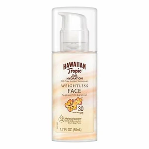 Hawaiian Tropic Silk Hydration Wightless Face SPF 30 Sunscreen 1.7 OZ - Picture 1 of 2