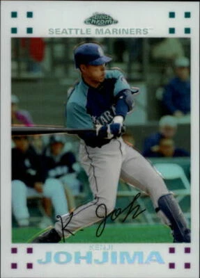 2007 Topps Chrome White Refractors #129 Kenji Johjima /660 - NM-MT - Image 1 of 2